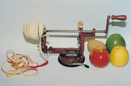 Apfelschneider / - schäler "Apfeltraum" mit Saugfuß