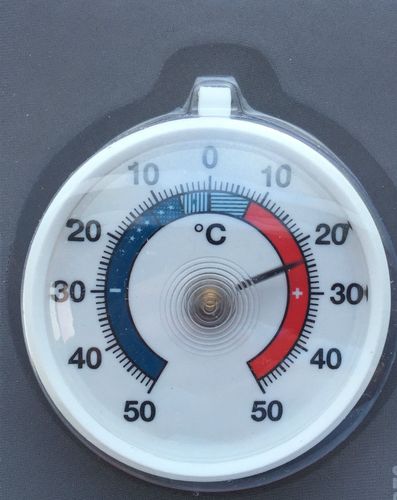 Kühlraumthermometer rund